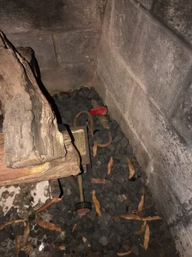 [Hearth.com] Capping gas line: in firebox or under house?