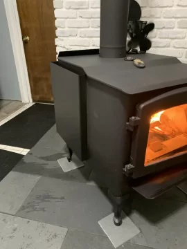 [Hearth.com] Slightly grey color to stove