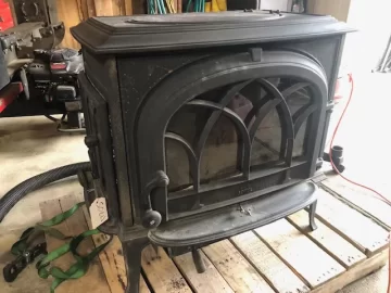 [Hearth.com] Old Timerbline Wood stove/New liner Creosote issues