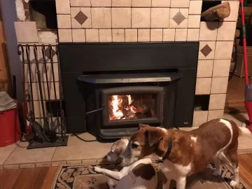 [Hearth.com] 1940s Heatilator with wood stove insert. Are vents needed?