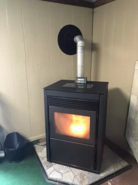 [Hearth.com] Coal stoker vented with pellet pipe