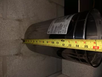 [Hearth.com] Flue pipe cemented in