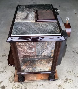 [Hearth.com] Identification wanted: Hearthstone Wood Stove with Brown Enamel & Soapstone