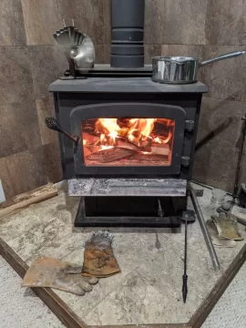 [Hearth.com] Wanted to say thanks. Last wood fire