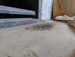 What burned my floor?