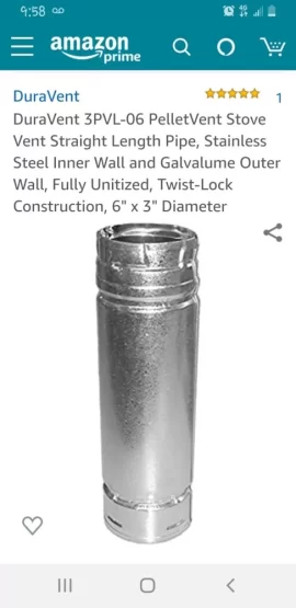 [Hearth.com] Pipe length to wall...