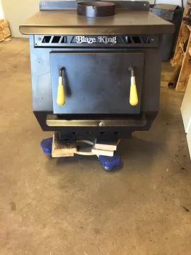 [Hearth.com] Older Blaze King  and Blower Fan and Side Panels