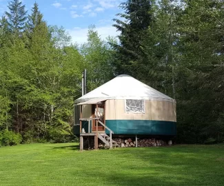 [Hearth.com] Rear Flue Exit through Yurt Wall