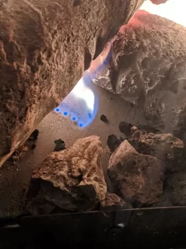 [Hearth.com] Soot build up - natural gas fireplace