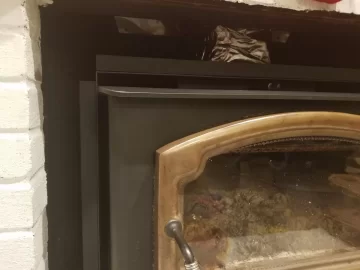 [Hearth.com] Lopi Endeavor inside a fireplace - fits but can't operate bypass damper