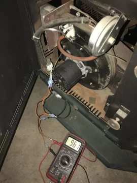 [Hearth.com] Exhaust blower testing for speed with control panel and cleaning. ( Whitfield Example )