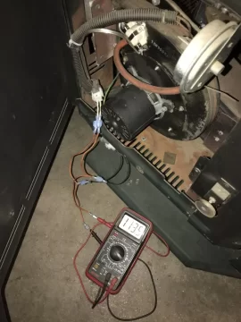 [Hearth.com] Exhaust blower testing for speed with control panel and cleaning. ( Whitfield Example )