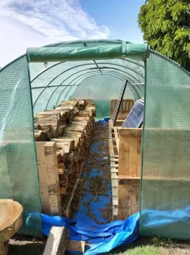 [Hearth.com] Yet Another Drying Firewood in a Greenhouse...