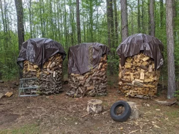 [Hearth.com] Firewood drying and storage in cheap silos