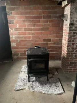 [Hearth.com] Basement Installation Underway for Jotul f45, Old Version