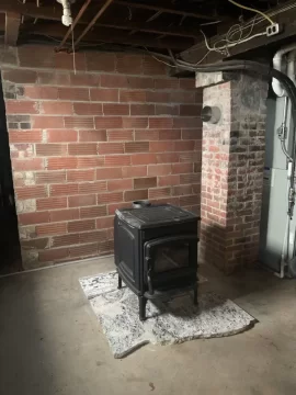 [Hearth.com] Basement Installation Underway for Jotul f45, Old Version