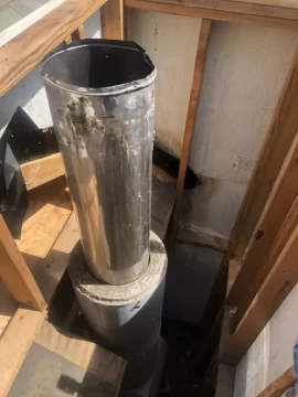 [Hearth.com] Chimney pipe missing liner?