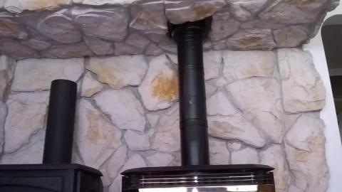 [Hearth.com] Jotul F 55 Triple Wall Air Cooled Manufactured Chimney (Liner) Connection