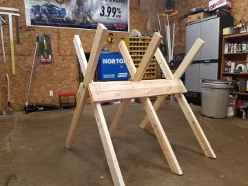 [Hearth.com] portable wood bucking stand