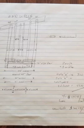 [Hearth.com] Wood shed design brainstorming, low volume, on a slope