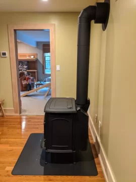 [Hearth.com] Need Opinions on Finishing Stove Install (Liner Top Support)