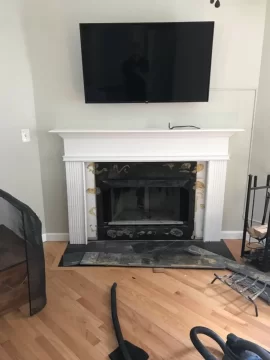 [Hearth.com] Upgraded from 1995 prefab fireplace