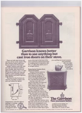 [Hearth.com] 1980 Garrison Stove Magazine ad