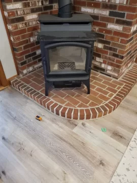 [Hearth.com] Need help with adding floor protection to rounded hearth