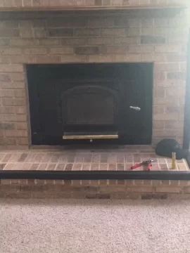 [Hearth.com] 1977 Home with Zero Clearance Factory Fireplace upgrade to Wood stove . . .