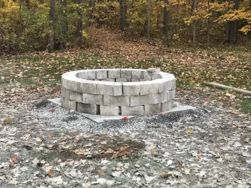 [Hearth.com] Limestone fire pit keeps cracking