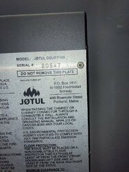 Used Jotul F500 V1 Oslo questions