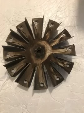 [Hearth.com] Time to clean the black carbon build up on the exhaust impeller blades