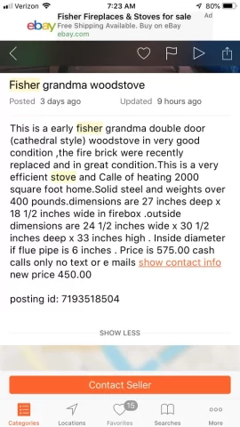 [Hearth.com] 6” Round Grandma Flue ???