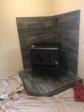 [Hearth.com] Blaze king - king install in progress.