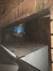 Creosote Behind Damper/Smoke Shelf