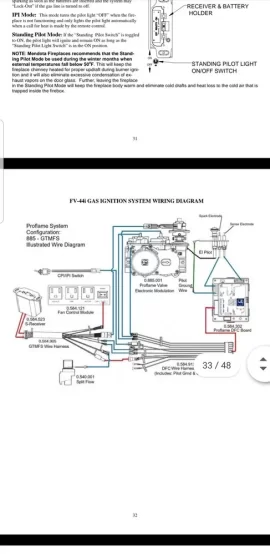 [Hearth.com] Mendota fireplace only lights from battery power - help please!