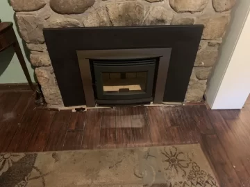 [Hearth.com] Single piece of Bluestone tread as hearth extension pad?