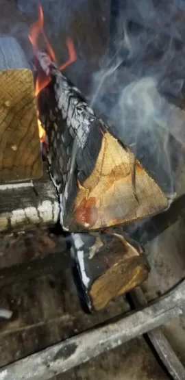 [Hearth.com] This is why seasoning doesn't start until splitting is done.