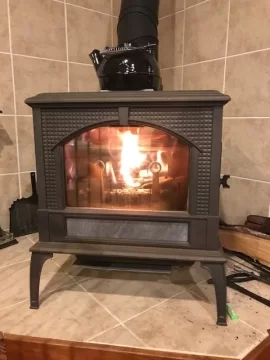 [Hearth.com] Anyone have a  Woodstock Keystone installed in a corner?