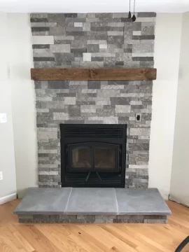 [Hearth.com] Upgraded from 1995 prefab fireplace