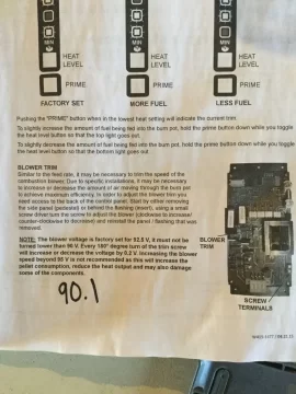 [Hearth.com] Timberwolf blower speed too high