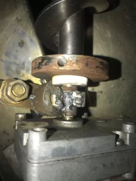 [Hearth.com] Removing a rusted stuck auger motor with gouged set screw from Napoleon NPS40 wood pellet stove!