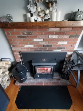 [Hearth.com] Stockings Above Insert?