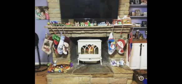 [Hearth.com] Stockings Above Insert?