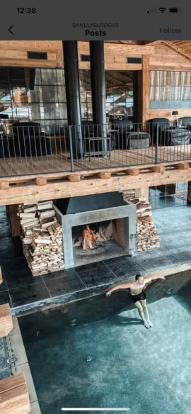 [Hearth.com] Outdoor fireplace with no chimney?