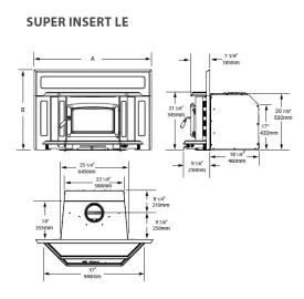 [Hearth.com] Insert just a little too deep for the upper part of the fireplace?