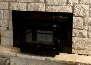 [Hearth.com] Installing Wood Insert to Limestone Fireplace