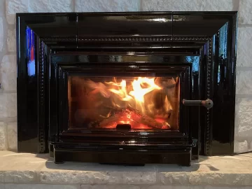 [Hearth.com] Installing Wood Insert to Limestone Fireplace