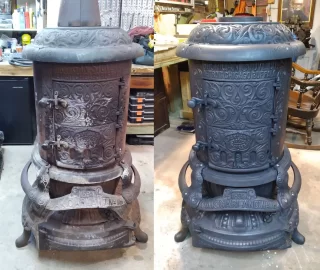 [Hearth.com] Restoring my first pot belly stove and I have a question.