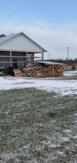 [Hearth.com] My Approach to covering  wood piles (picture heavy)